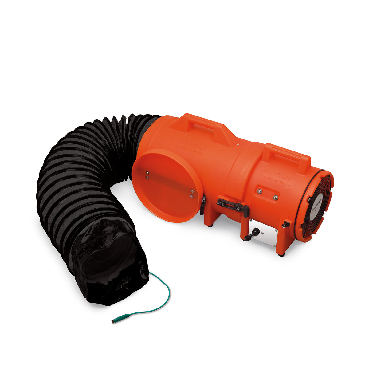 8" Axial Explosion-Proof (EX) Plastic Blower with Compact Canister and 15' Statically Conductive Ducting, 25 lbs. (220V AC/50 Hz). Does NOT meet CSA C22.2 No. 113 requirements. (9538-15E)