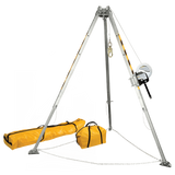 8' Confined Space Tripod System with 60' Galvanized Steel Personnel Winch (7507)