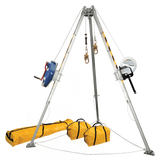 8' Tripod Kit with 7297S Winch, 7281S 3-way SRL-R and Storage Bags (7509S)
