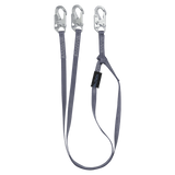 6' Restraint Lanyard Y-Legs; Web with Snap Hooks (PN 8206Y)