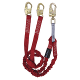 6' Ironman® Internal 12' free fall Lanyard, Double-leg with Steel Snap Hooks (8247Y)
