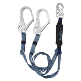 6' ViewPack® Adjustable Energy Absorbing Lanyard, Double-leg with Steel Connectors (826073ADJ)