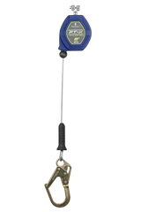 8' FT-X™ Cable Class 2 Leading Edge Personal SRL-P, Replacement-leg with Steel Mini Rebar Hooks with SpeedLink™ (82808RP0)