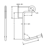 3/4" 300# SORTING HOOK WITH HANDLE (13425)