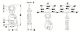 0.5T Universal Vertical Plate Lifting Clamp (PCUA005)
