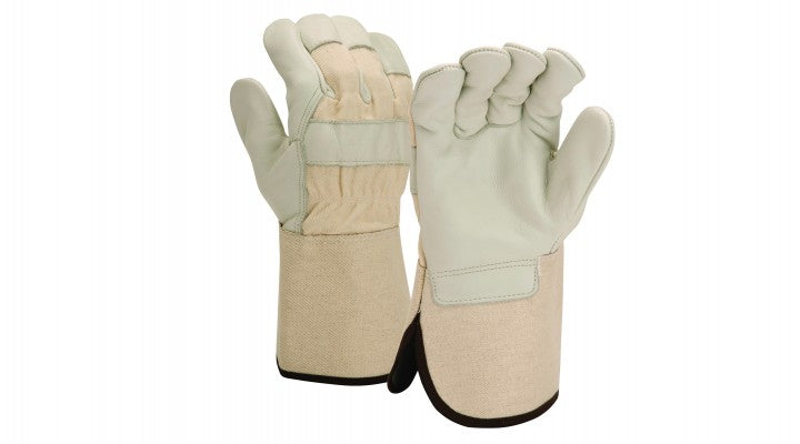 Prem Grain Leather Palm Safety Cuff- XL (GL1003WXL) Per 12