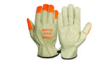 Grain Cowhide Drvr Keystone w/ HiVis-XL (GL2003KXL) Per 12