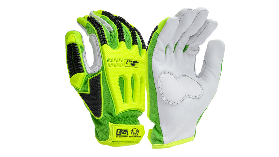 Goatskin Palm Mesh Back A6 Cut Impact Glove - size 2X Large (GL3012CBX2) Per 1