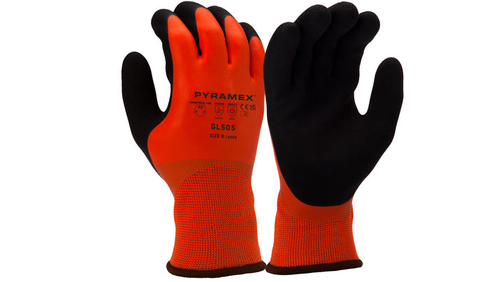 Full Dip Sndy Latex 13g w 10g Fleece Lnr Small (GL505S) Per 12