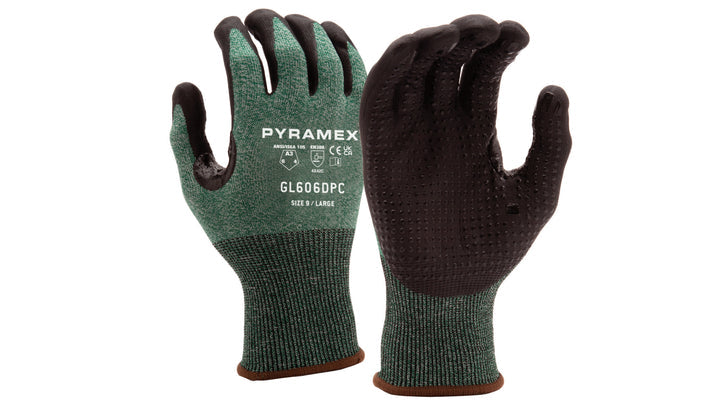 Glove Nitrile 18G A3 Dots Thumb Saddle Medium (GL606DPCM) Per 12