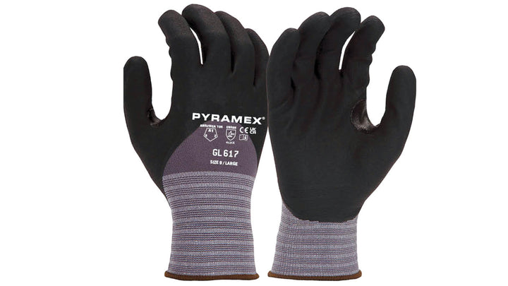 3/4 MicroFoam Nitrile 15g Nylon Small (GL617S) Per 1