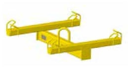 4,400# BULK CONTAINER LIFT BEAM 36" SPREAD 50.9" DIAGONAL (13325)
