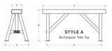 5,000# STYLE A MAT STAND 29" TALL 42" WIDE (16527)