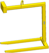 2,000# FIXED BALE PALLET LIFTER 48" FORK LENGTH (14631)