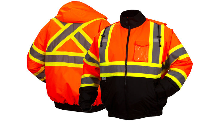 Orange Canadian jacket in orange- medium (RCJ3220M) Per 1