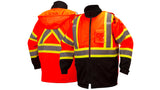 Orange Canadian parka in orange - large (RCP3220L) Per 1