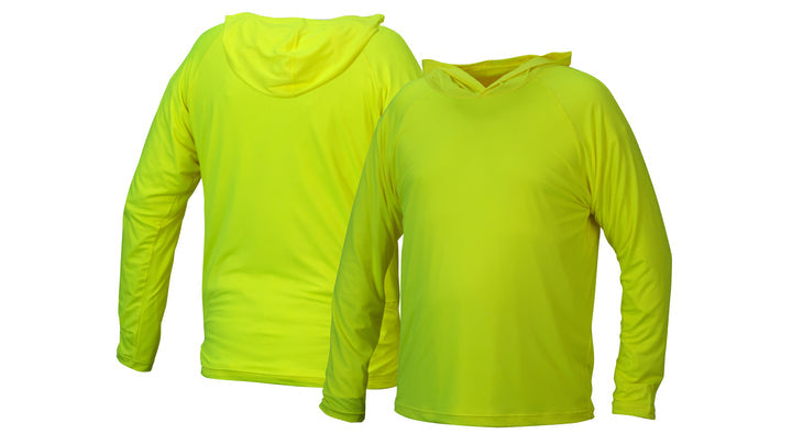 Lime Long Sleeve Pullover Hoodie - Lime - M (RLPH110NSM) Per 5