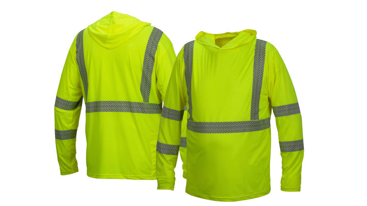 Lime Long Sleeve Pullover Hoodie- ANSI - Lime - L (RLPH110L) Per 5