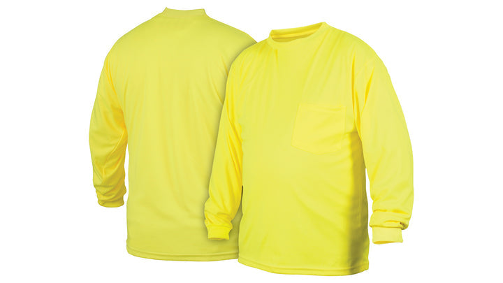 Lime Hi-Vis Lime Long Sleeve No Tape - Size Large (RLTS3110NSL) Per 5