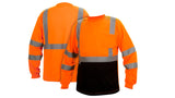 Orange/Black Hi-Vis Orange Long Sleeve - Black Bottom - Size 4X Large (RLTS3120BX4) Per 5