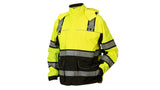 Lime Class 3 parka with fleece inner jacket in lime  - 5X (RPB3810X5) Per 1