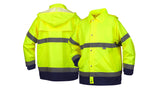 Lime PU/Poly hi vis jacket - size 3X large (RRWJ3110X3) Per 1
