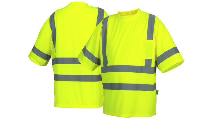Lime Hi-Vis Lime - Class 3 T-shirt - Size 2X Large (RTS3410X2) Per 5