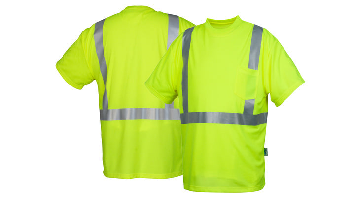 Lime Short sleeve lime heat sealed t-shirt - size medium (RTSHS2110M) Per 1