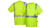 Lime Short sleeve lime heat sealed t-shirt - size 2X large (RTSHS2110X2) Per 1