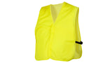 Lime Hi-Vis Lime Vest-Universal fit-No Reflective Tape (RV110NS) Per 12