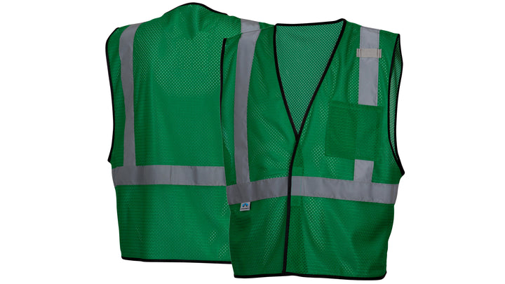 Green Green Vest- Enhanced Visibility w/Reflect 4XL/5XL (RV1235X4-X5) Per 5