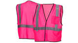 Pink Pink Vest- Enhanced Visibility w/Reflect 4XL/5XL (RV1270X4-X5) Per 5
