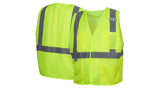 Lime RVHL20-Hook and Loop Lime Vest- 2XL (RVHL2010X2) Per 5