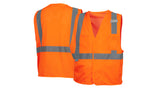 Orange RVHL20-Hook and Loop Orange Vest- Small (RVHL2020S) Per 5