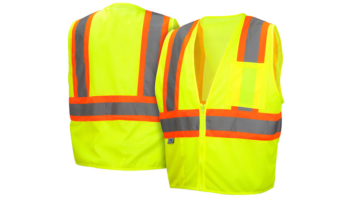 Lime Hi-Vis Lime - Self Extinguishing - Size Large (RVZ2210SEL) Per 5