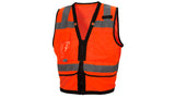 Orange/Black Hi-Vis Orange with Black Trim and Zipper - Size Extra Large (RVZ2820XL) Per 5