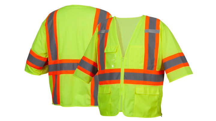 Lime Class 3 Mesh Surveyor - Lime - XL (RVZ3610XL) Per 1