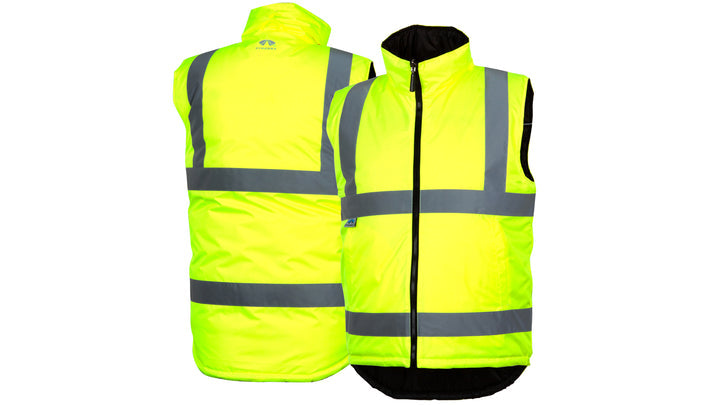 Lime Class 2 winter vest - XL (RWVZ4510XL) Per 1