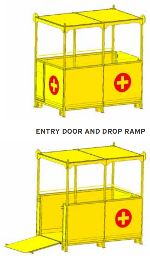 2,000# RESCUE PERSONNEL BASKET 60" x 94" (25935)