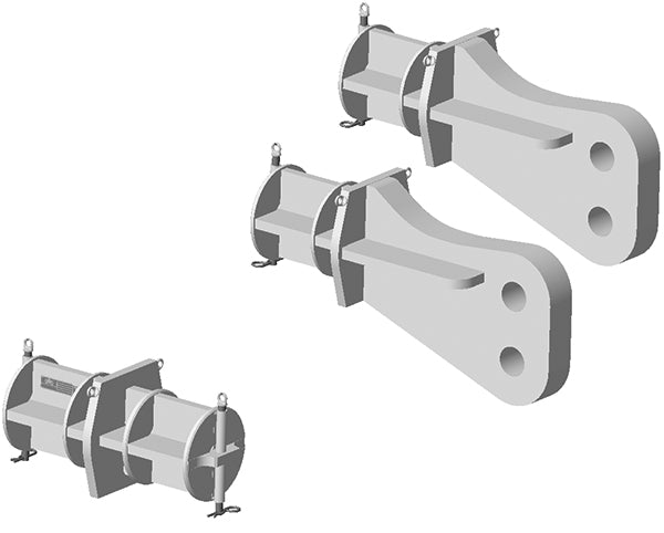 SPREADER BEAM HD END CAP - PAIR MIN TOP RIGGING ANGLE 45 DEG (22525)