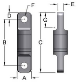 Miller High Pressure Stainless Steel Swivels Model GG-212HP Eye to Eye WLL 15 tons