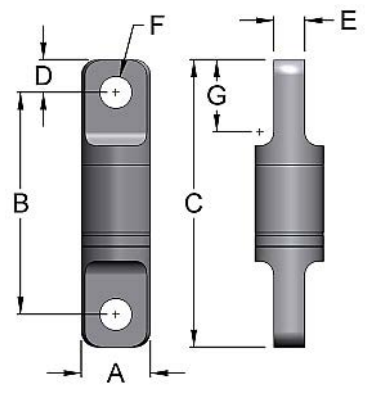Miller Hydro Link Stainless Steel High Pressure Swivels, Model B-252HP Eye to Eye WLL 1.5 tons