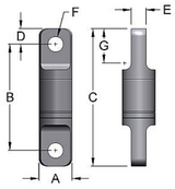 Miller Hydro Link Stainless Steel High Pressure Swivels, Model B-252HP Eye to Eye WLL 1.5 tons
