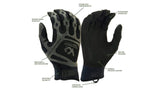 VG Tactical Comprss Training H&L  Black Medium (VGTG10BM) Per 1