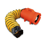 8" Axial AC Plastic Mini-Pak Blower w/ 15' Ducting, 19 lbs. (9532-15)