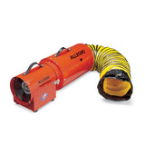 8" Axial DC Metal COM-PAX-IAL Blower w/ Canister & 15’ Ducting, 31 lbs. (9537-15)