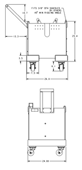 CHAIN BOX 1,000 LB WLL 24x22x20"  (25037)