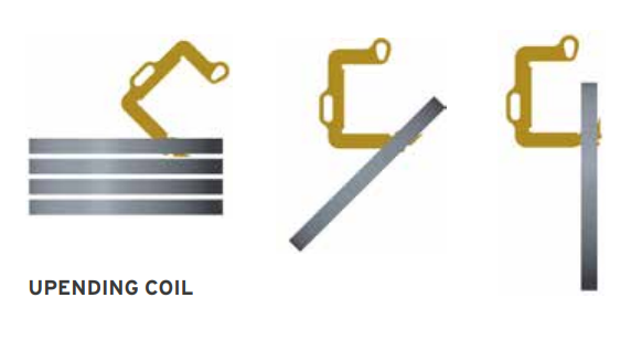 1,000# COIL LIFTER / UPENDER 13.0" THROAT 17.0" HEADROOM (14480)