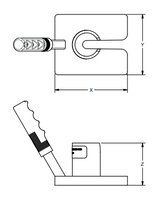 4,400# CONCRETE PIPE TEACUP 1/2" WIRE ROPE DIAMETER (11575)
