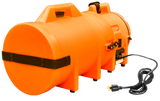 8" Axial AC Plastic Blower w/ Compact Canister & 25’ Ducting, 30 lbs. (9533-25)